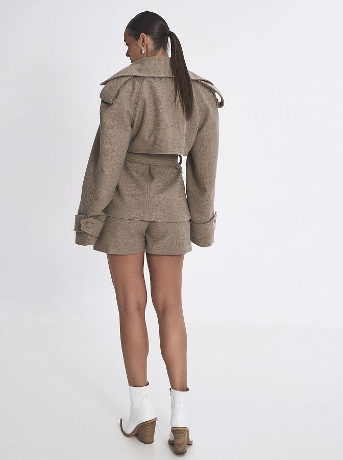 Піджак під пояс бежевий PJ-PAS/4 #RU# Пиджак под пояс бежевый PJ-PAS/4 № 5