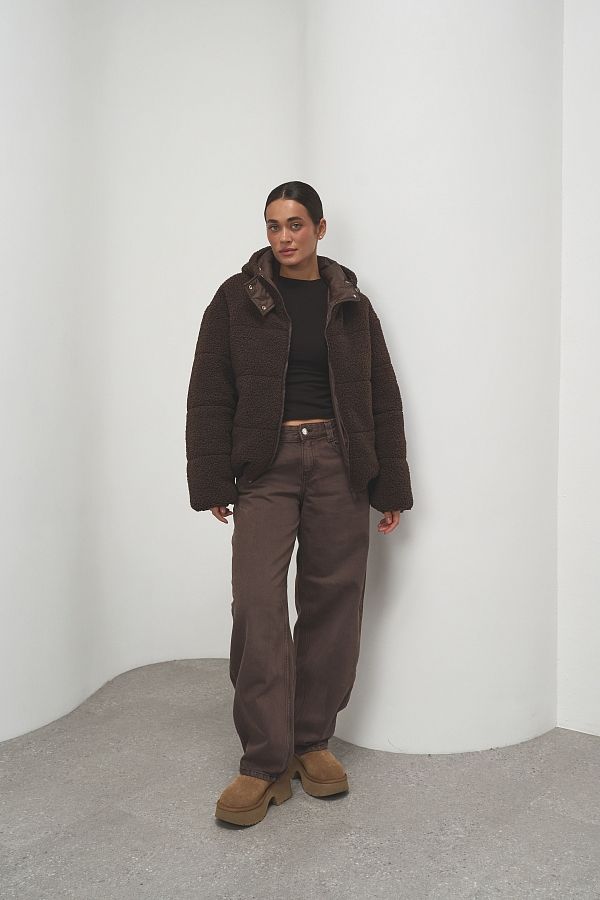 Куртка тедді коричнева 24/2 240902/3 #RU# Куртка тедди коричневий 24/2  240902/3 № 3