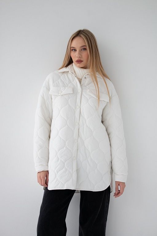 Купить белую женскую куртку