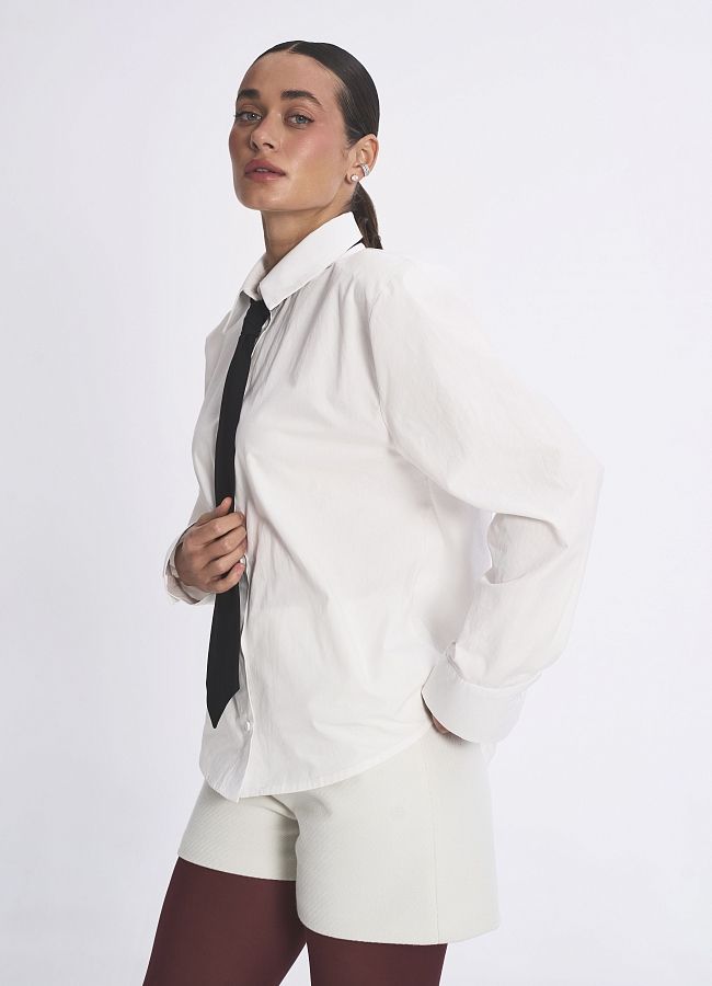 Сорочка котонова з підплічниками молочна SCT/1 #RU# Рубашка котоновая с подплечниками молочная SCT/1 № 4