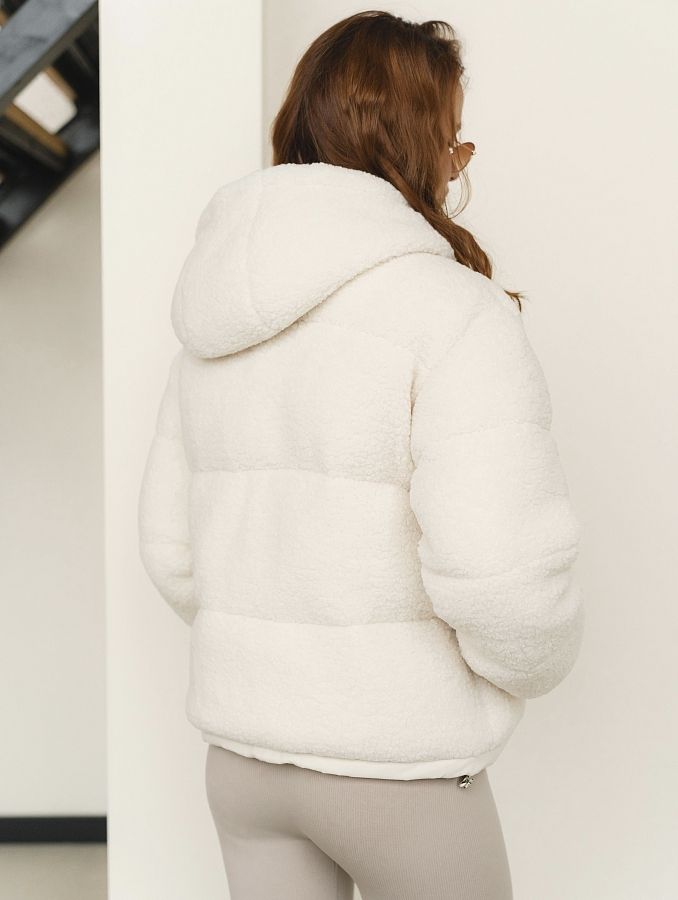 Куртка двостороння тедді молочна 24/2 240902/1 #RU# Куртка двухсторонняя тедди молочная 24/2 240902/1 № 4