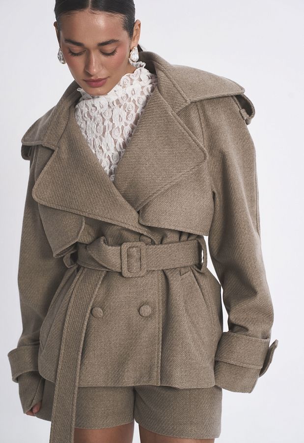 Піджак під пояс бежевий PJ-PAS/4 #RU# Пиджак под пояс бежевый PJ-PAS/4 № 3