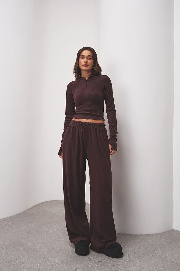 Костюм приталений із замком утеплений коричневий KOSPRZ01 #RU# Костюм приталенный с замком утепленный коричневый KOSPRZ01 № 3