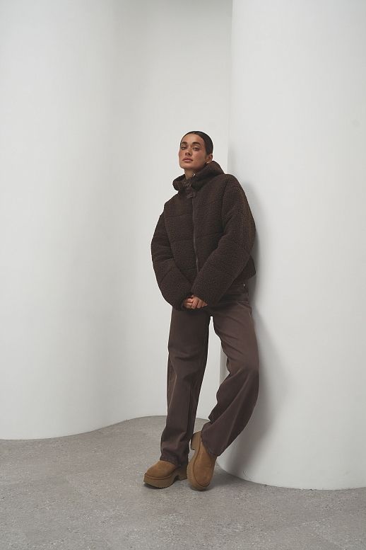 Куртка тедді коричнева 24/2