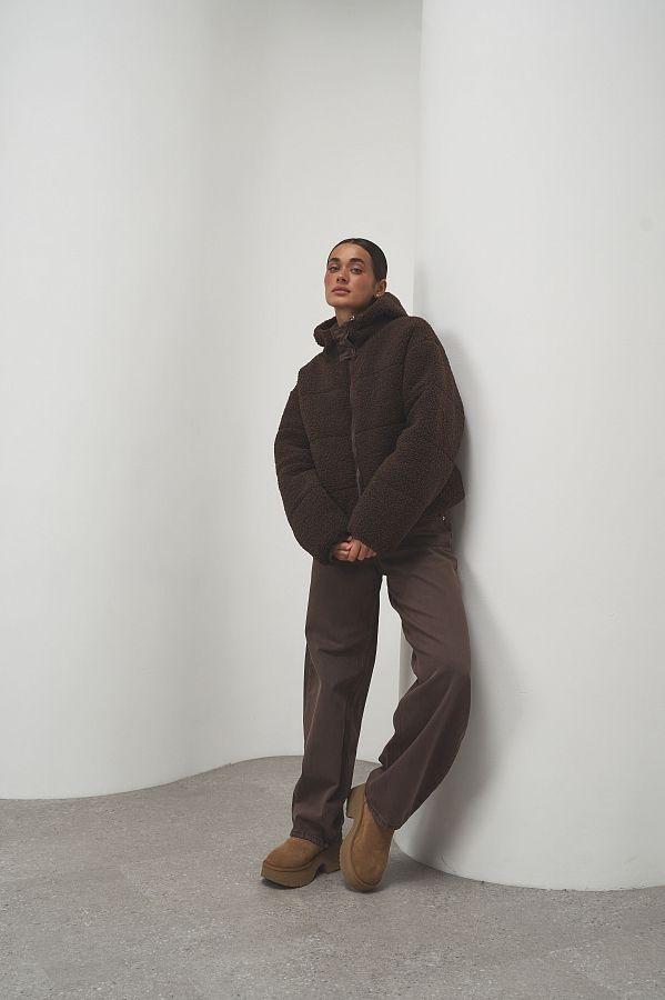 Куртка тедді коричнева 24/2 240902/3 #RU# Куртка тедди коричневий 24/2  240902/3 № 1