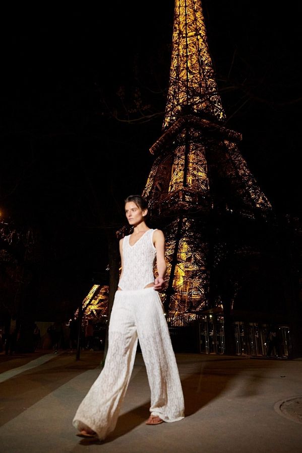 Штани мереживні палацо молочні SHT/MER/03 #RU# Брюки кружевные палацо молочные SHT/MER/03 № 2