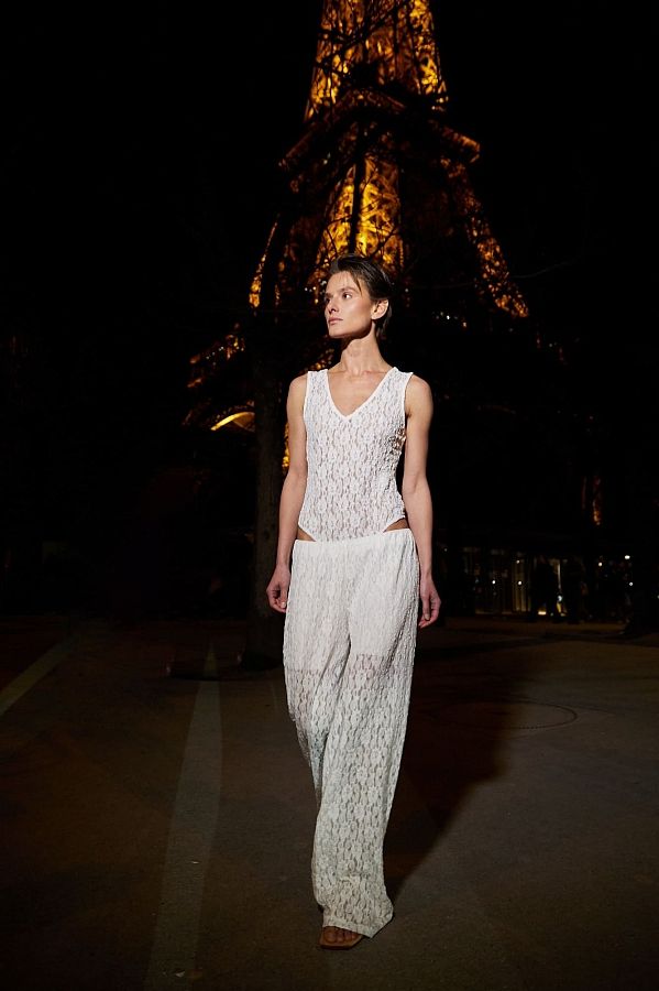 Штани мереживні палацо молочні SHT/MER/03 #RU# Брюки кружевные палацо молочные SHT/MER/03 № 3