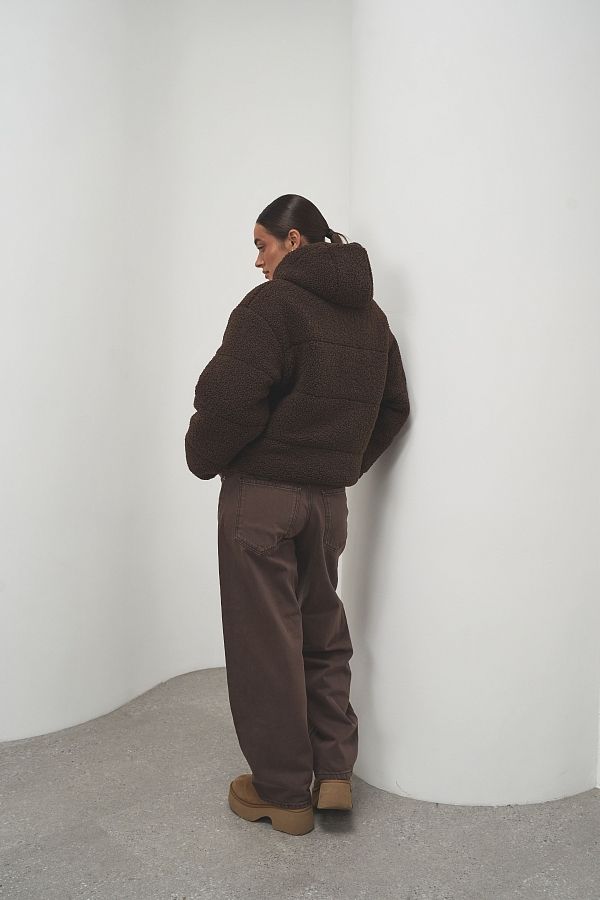 Куртка тедді коричнева 24/2 240902/3 #RU# Куртка тедди коричневий 24/2  240902/3 № 4