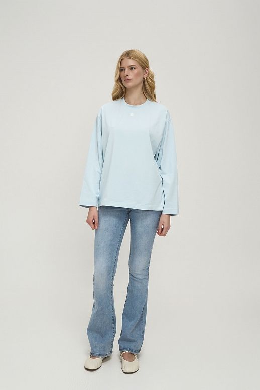 Лонгслів oversize MBocharova блакитний