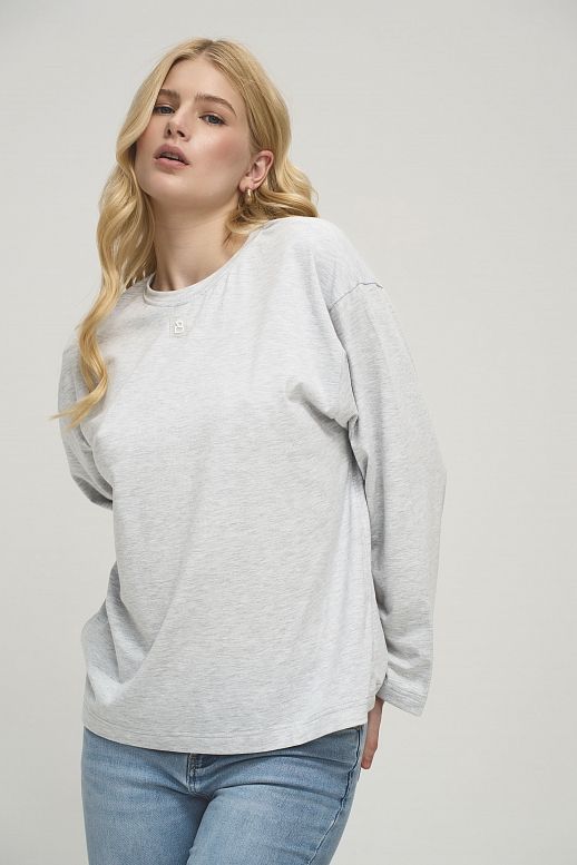 Лонгслів oversize MBocharova сірий - №2