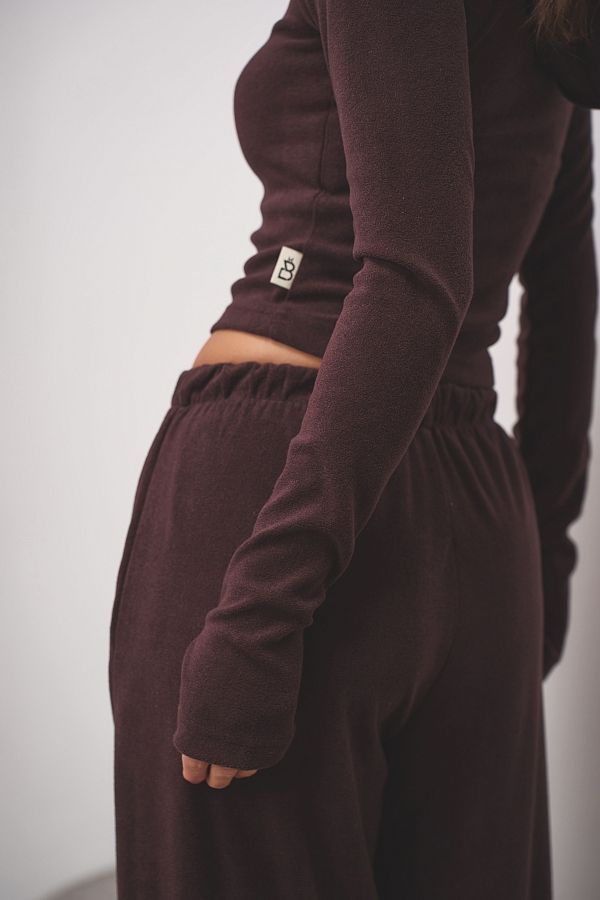 Костюм приталений із замком утеплений коричневий KOSPRZ01 #RU# Костюм приталенный с замком утепленный коричневый KOSPRZ01 № 6