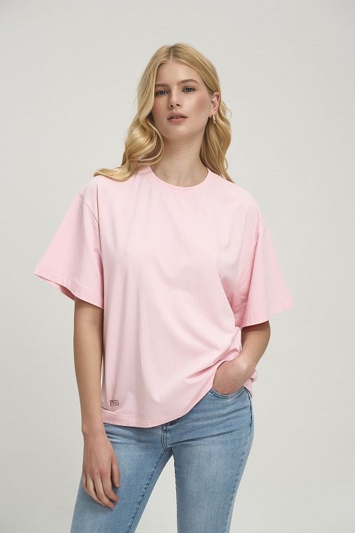 Футболка зі стразами MBocharova рожева
