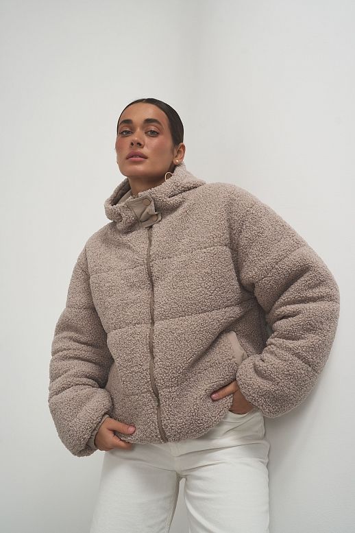 Куртка тедді капучіно 24/2